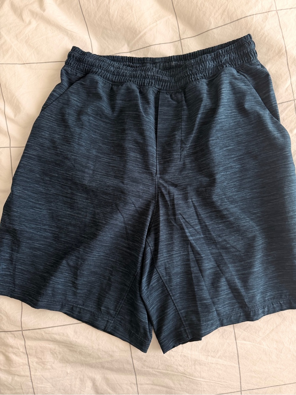 Men's Lululemon Dark Heather Navy Performance Shorts